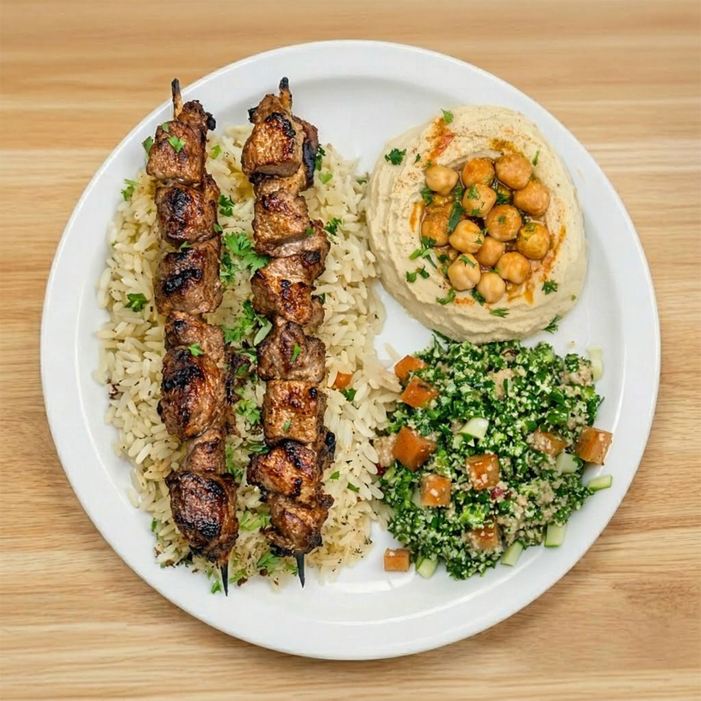 Shish Kabob Platter.