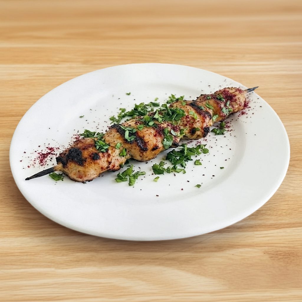 Single Shish Kabob Skewer.