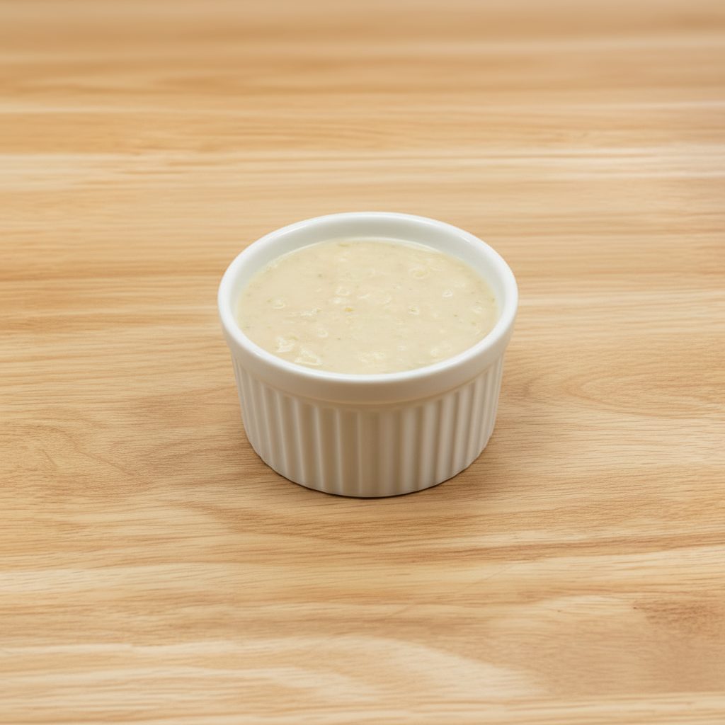 Side of Garlic Sauce.